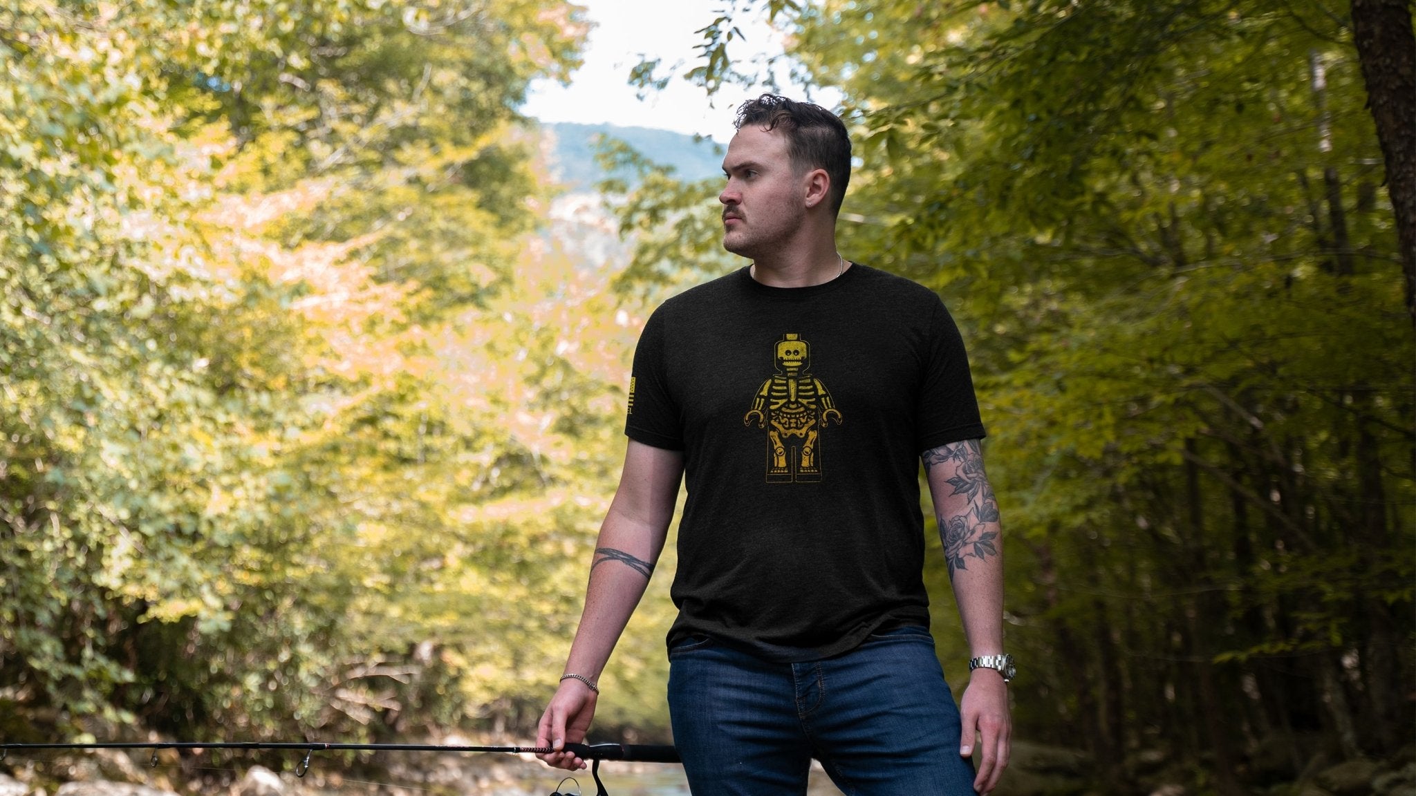 Block Skeleton - Nine Line Apparel