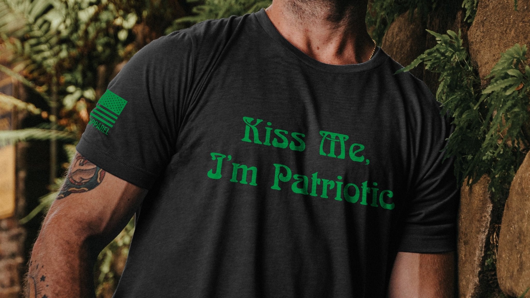 Kiss Me Im Patriotic - Nine Line Apparel