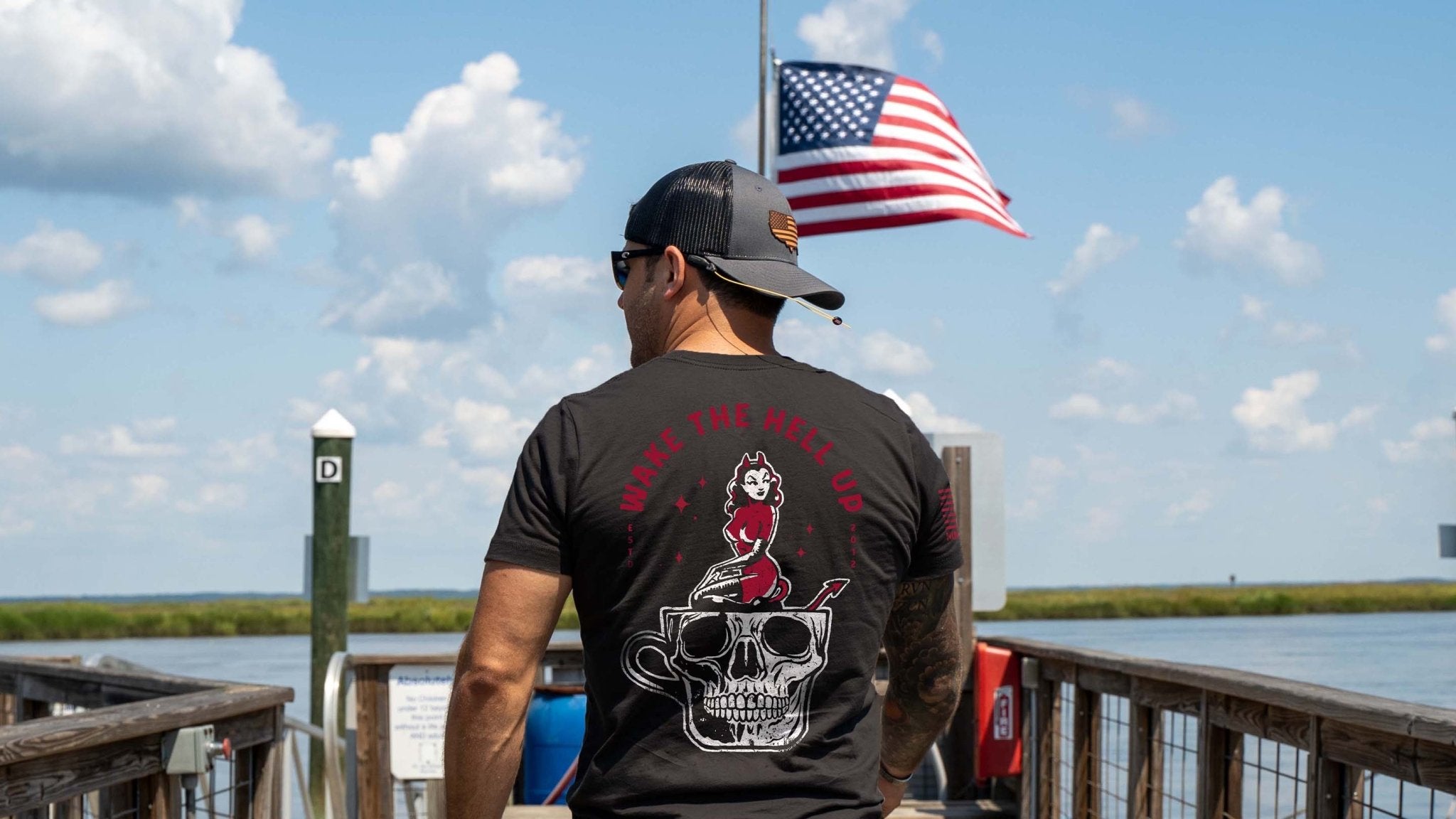 WAKE THE HELL UP COFFEE - Nine Line Apparel