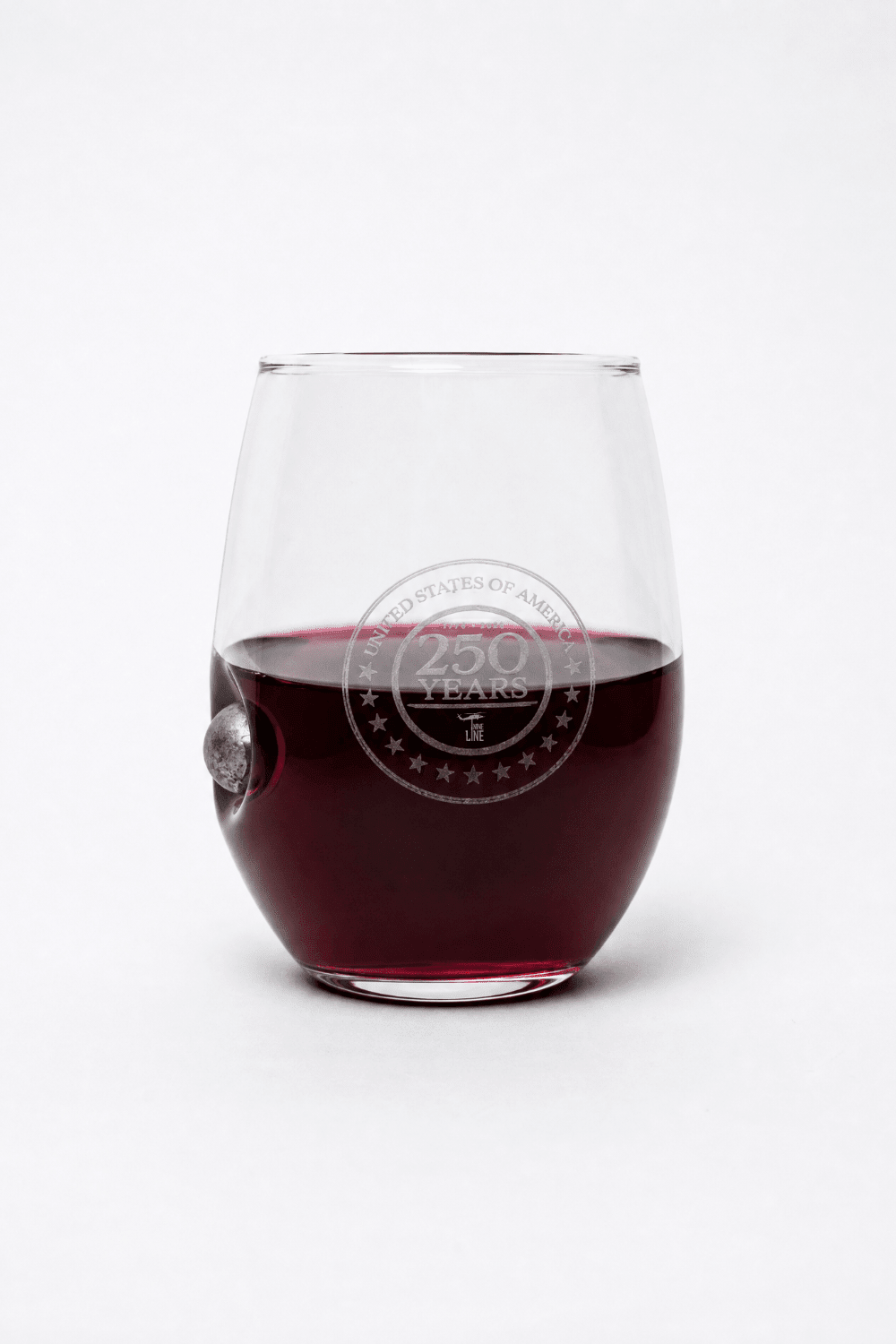 250th Musket Ball Wine Glass