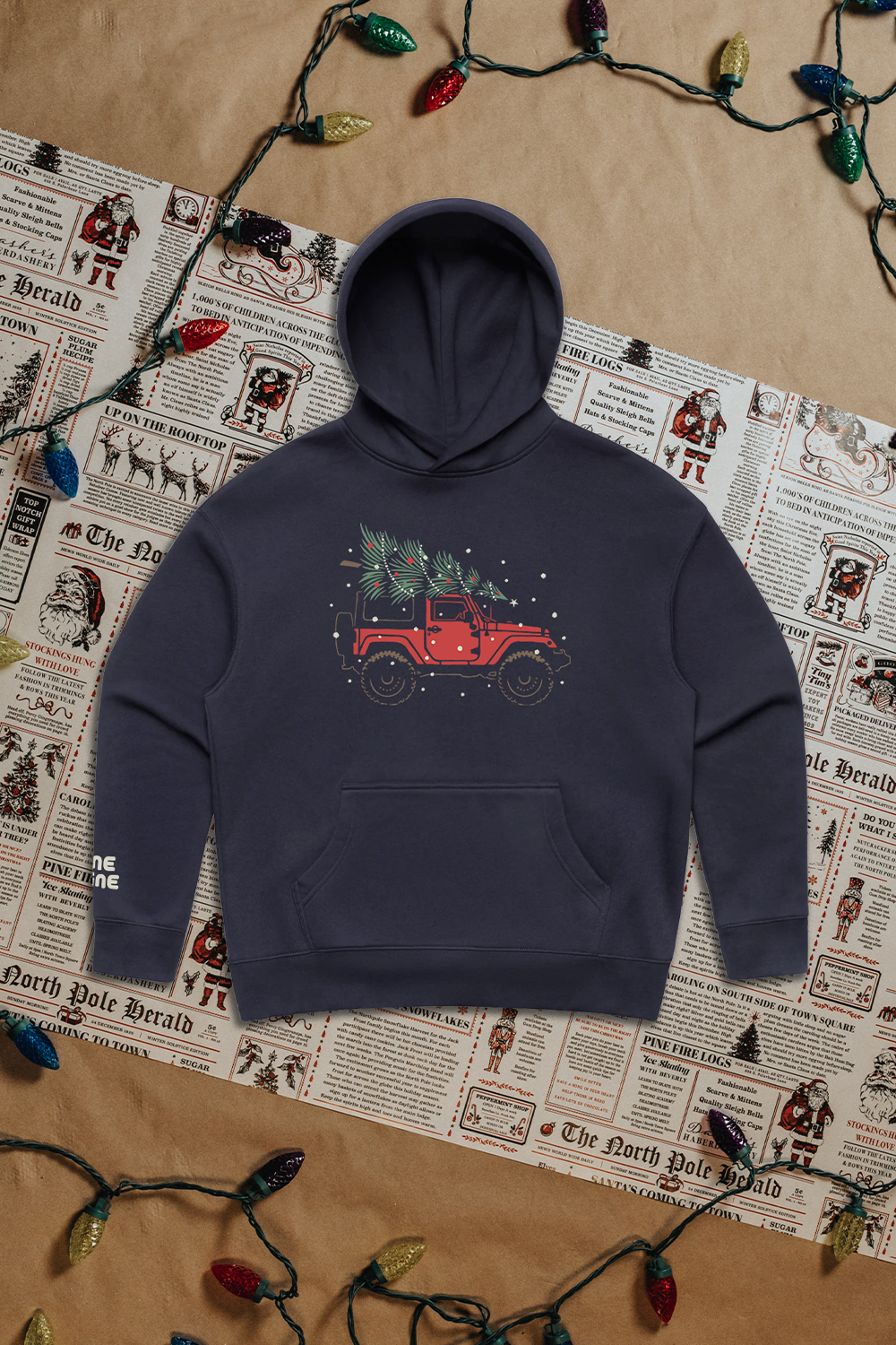 Ladies Tree Run - Women's Relaxed Fit Hoodie