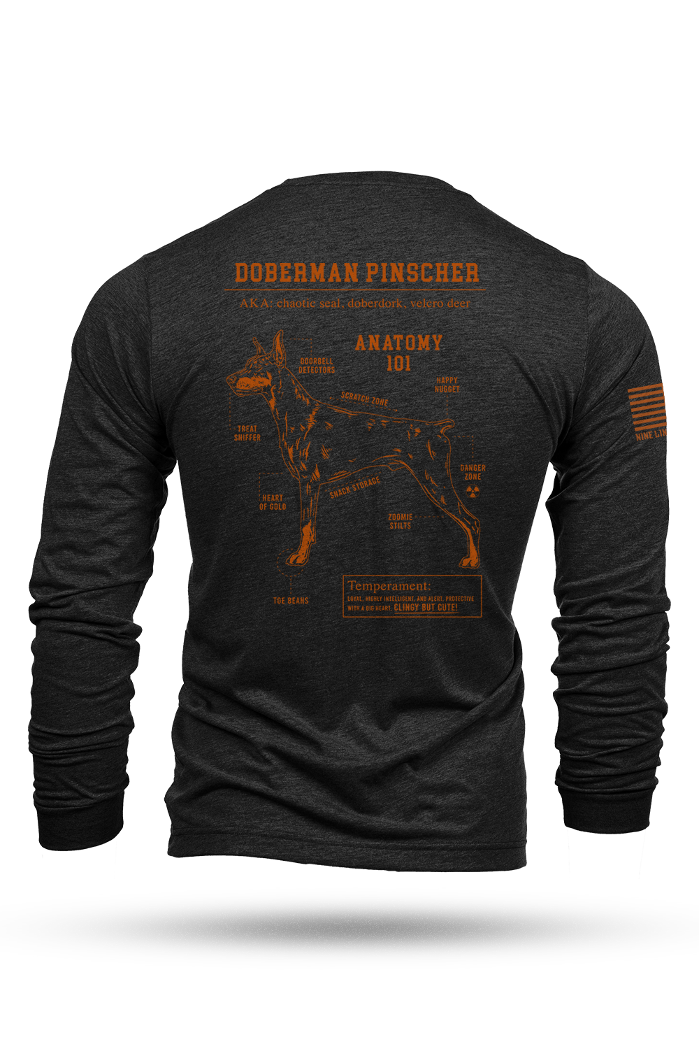 Doberman Schematic - Long-Sleeve Shirt