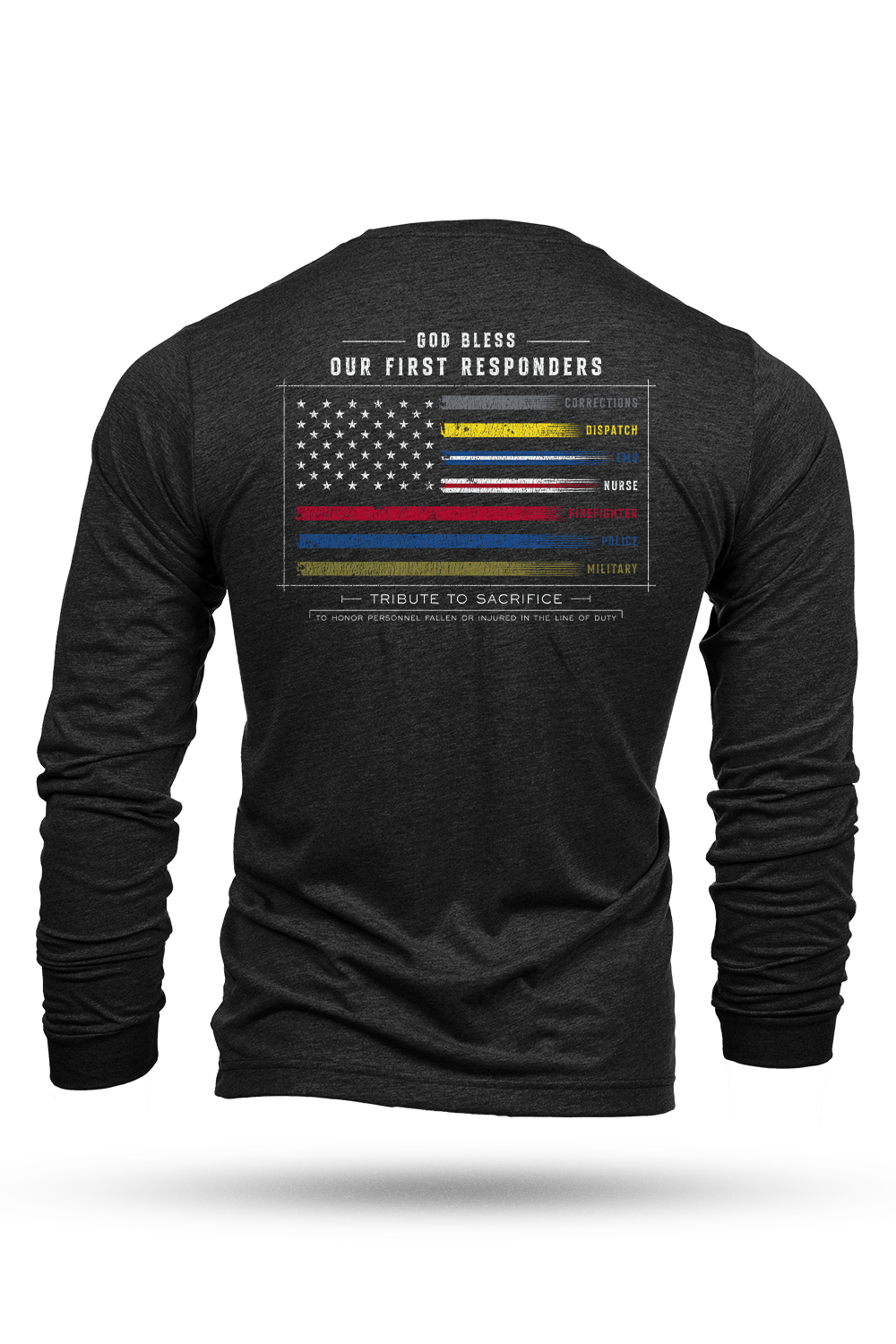 First Responders Flag - Long-Sleeve Shirt