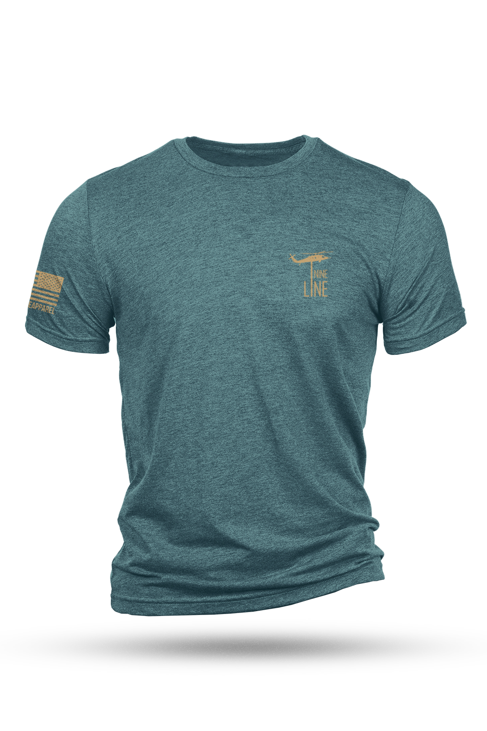 Tan Dropline Logo - T-Shirt