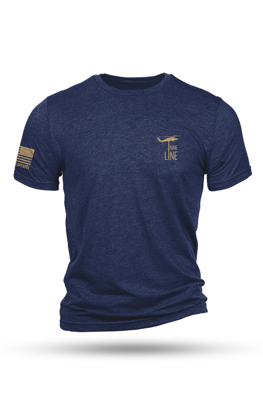 Tan Dropline Logo - T-Shirt