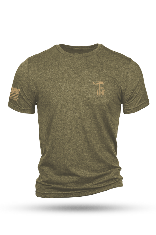 Tan Dropline Logo - T-Shirt