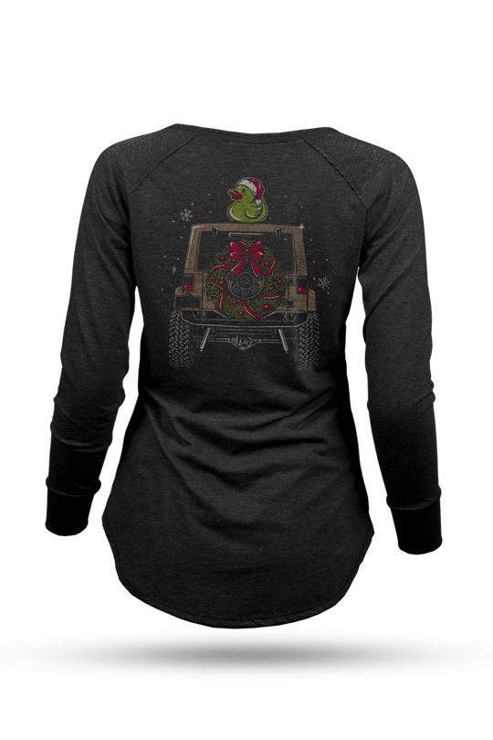 Duck Wreath - Women's Long-Sleeve Shirt