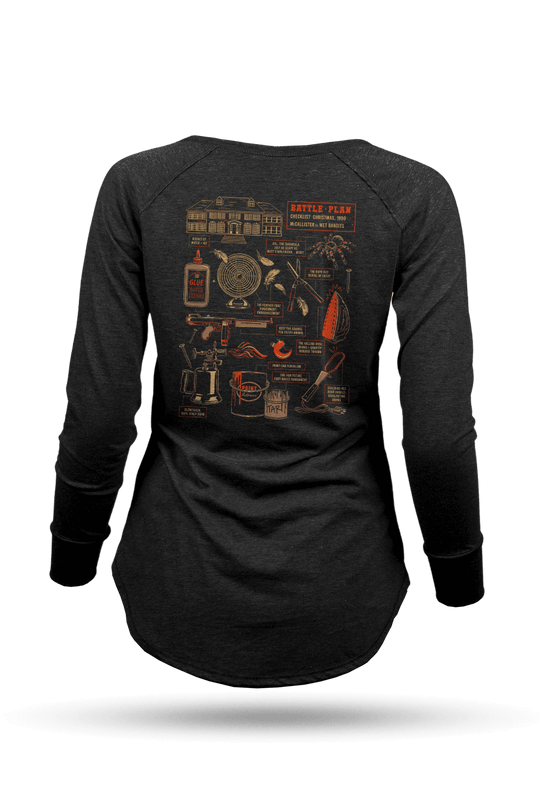 Battle Plan '90 - Women's Long-Sleeve Shirt