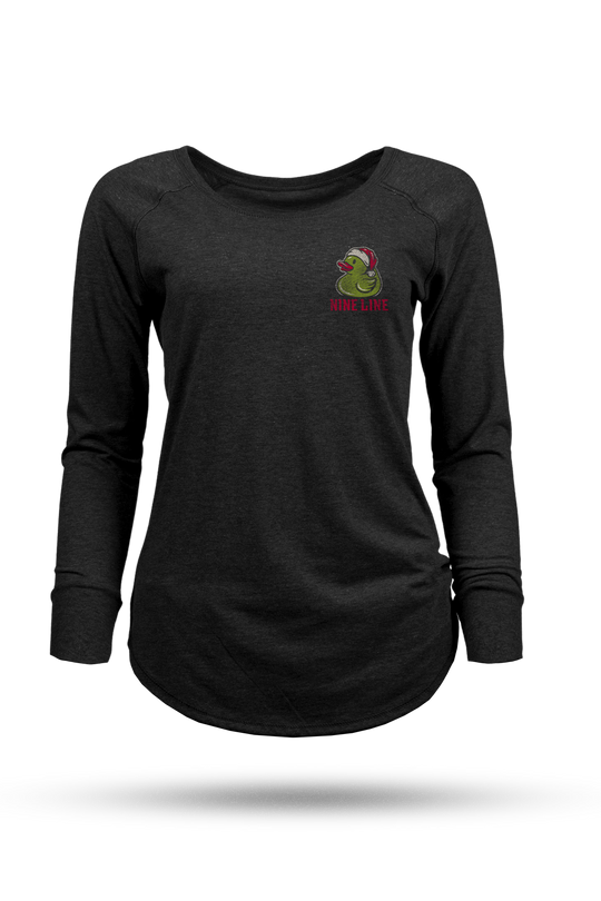 Duck Wreath - Women's Long-Sleeve Shirt