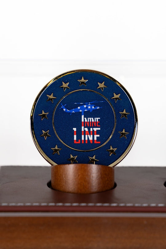 American Flag Schematic Challenge Coin