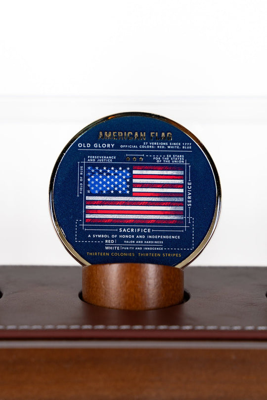 American Flag Schematic Challenge Coin