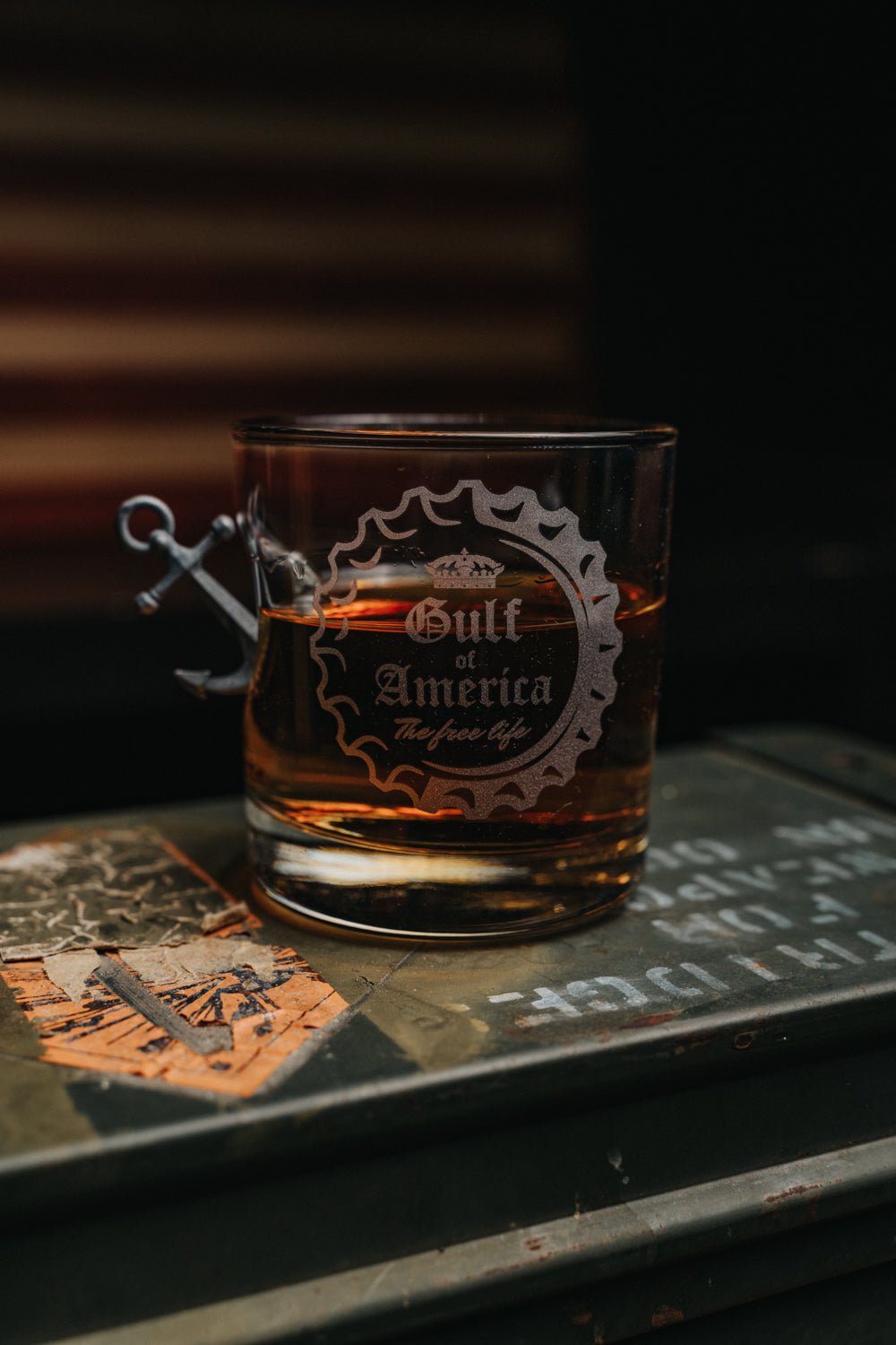 American Made Whiskey Glass - Gulf Of America