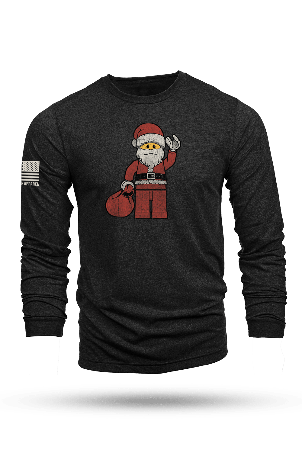 Block Santa - Long-Sleeve Shirt