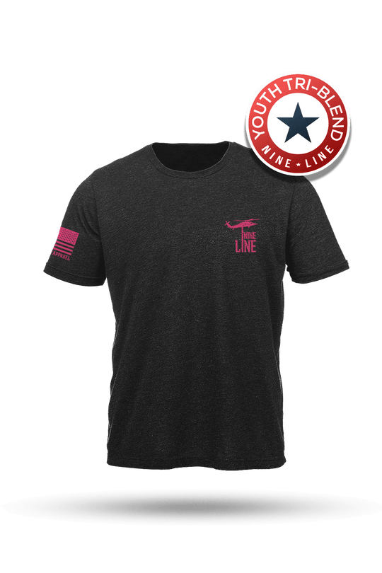 Breast Cancer Ribbon Flag 2025 - Youth T-Shirt
