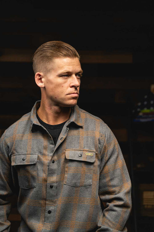 Button - Up Snap Flannel Shirt