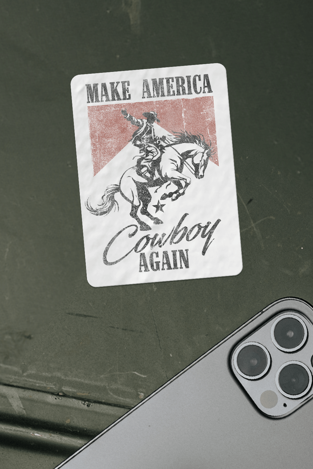 Cowboy Again - Sticker
