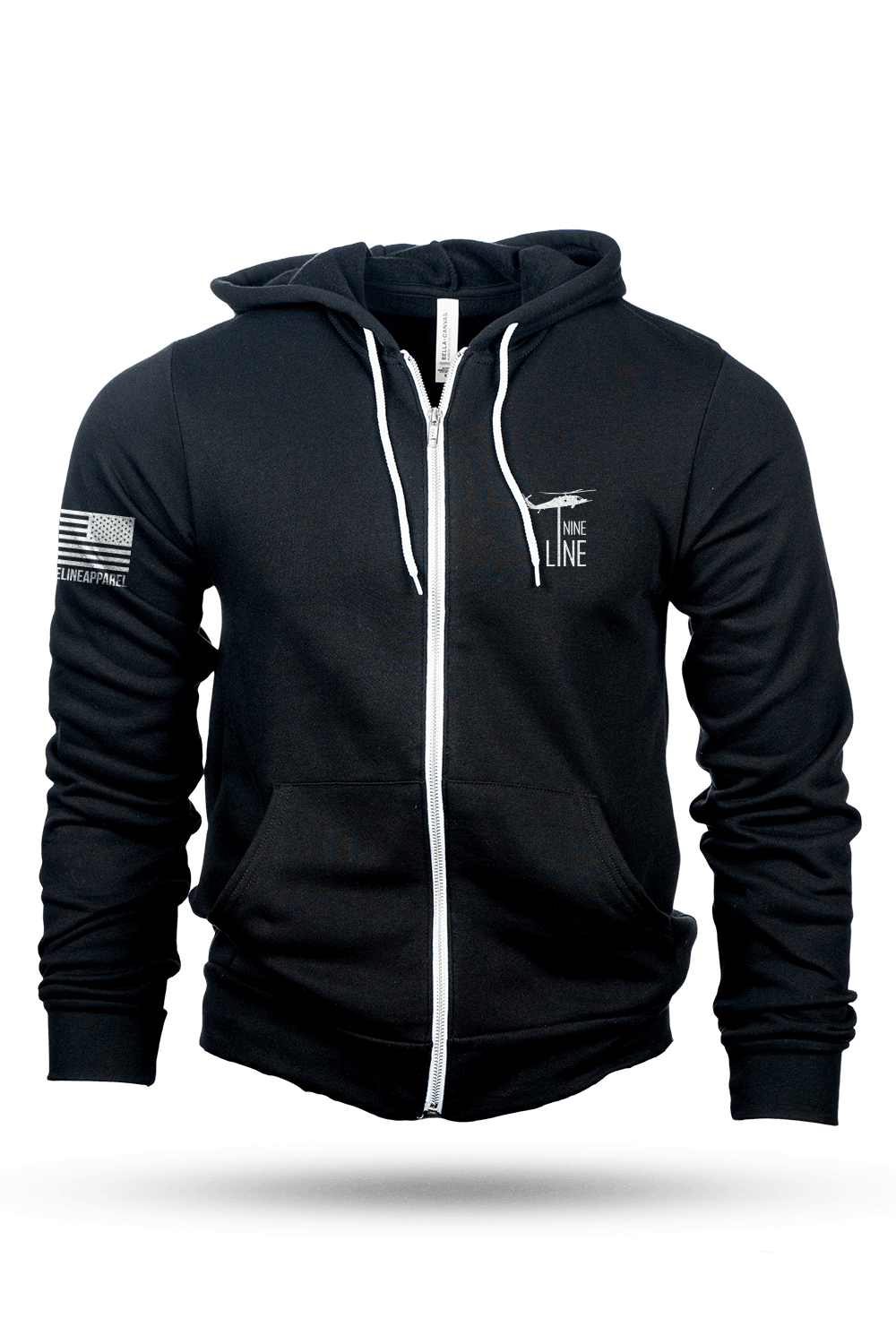 Men's Full-Zip Hoodie Drop Line Logo – Nine Line Apparel Men's Full-Zip Hoodie Drop Line Logo – Nine Line Apparel