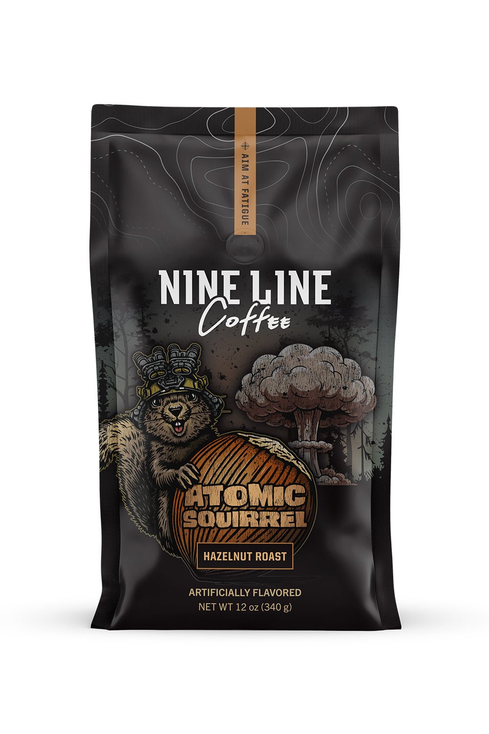 Atomic Squirrel Hazelnut Medium Roast - Ground Coffee | 12OZ