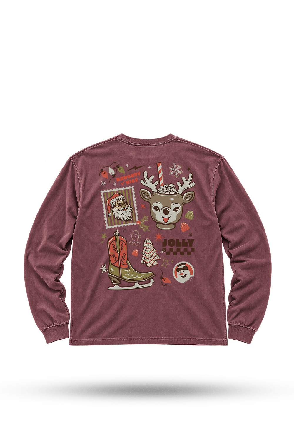 Jolly Season - Women's Relaxed Fit Long-Sleeve T-Shirt