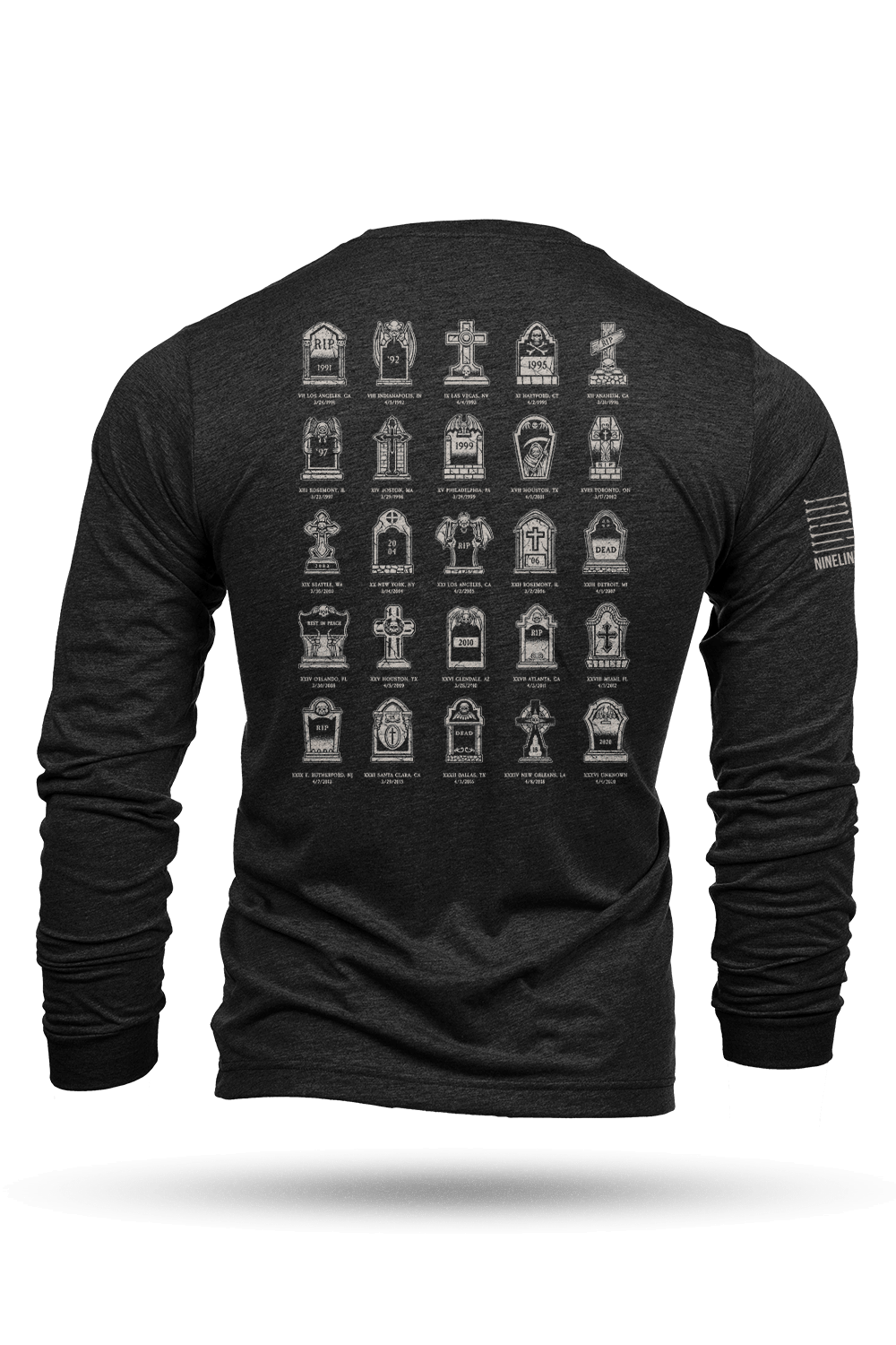 25 Wins | Undertaker - Long Sleeve T-Shirt – Nine Line Apparel