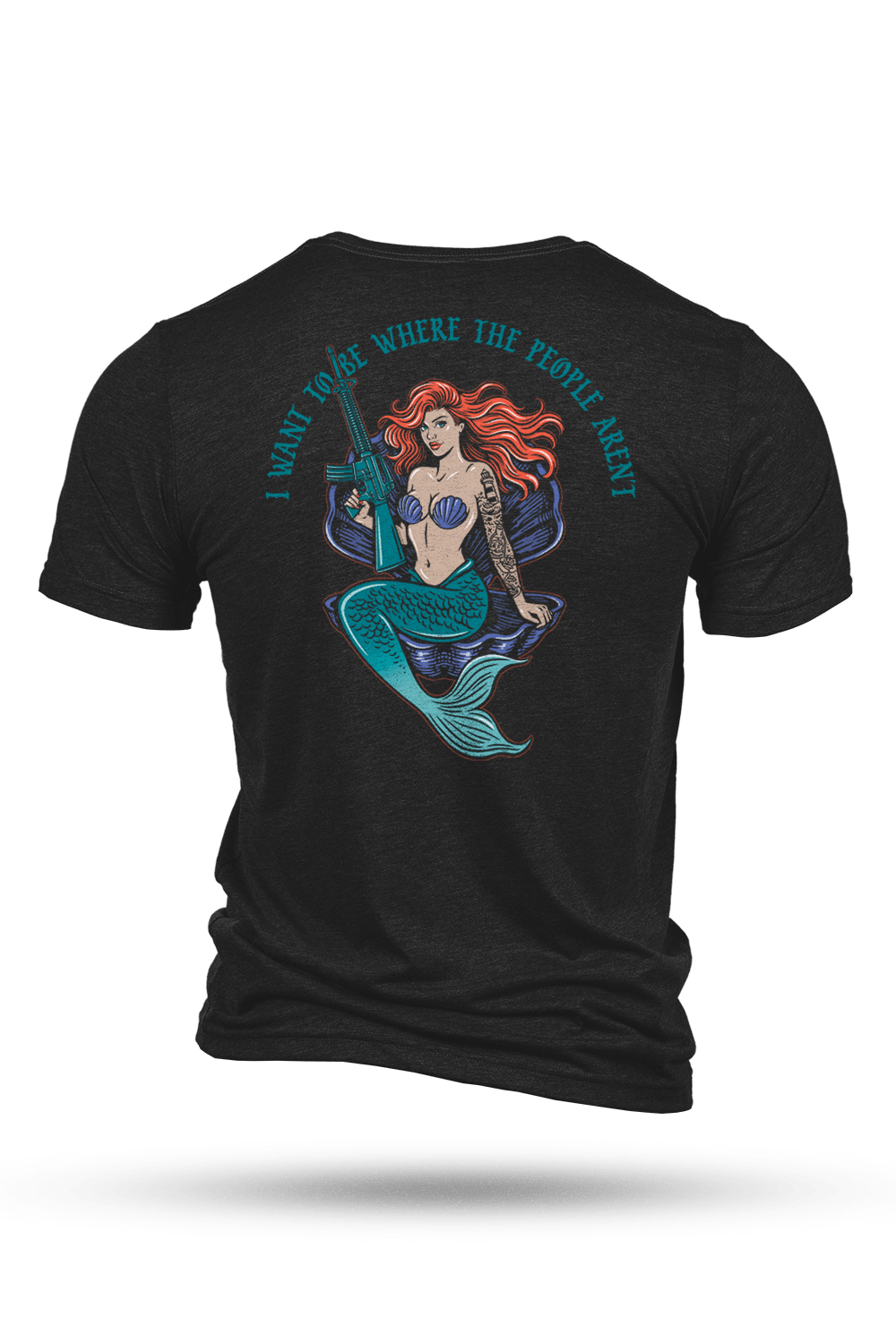 アーストン・スカーレット 長袖Tシャツ MERMAID Nine Line Apparel - American Clothing Company