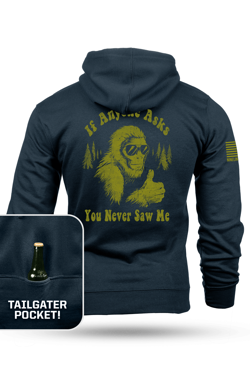 Never Saw Me - Tailgater Hoodie