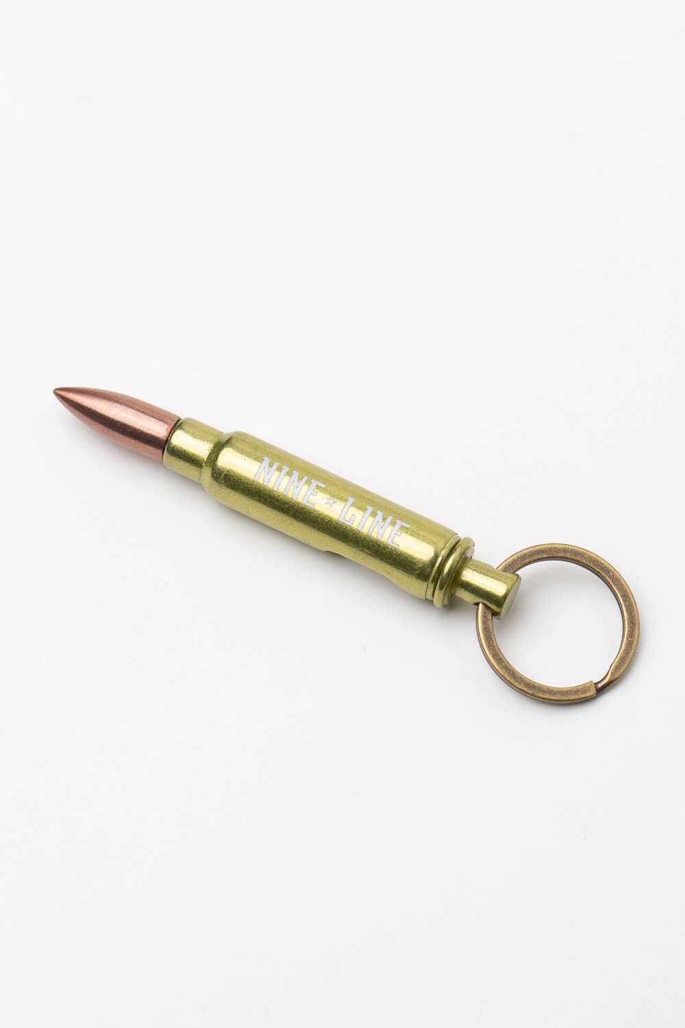 Nine Line Bronze Bullet Bottle - Opening Key Chain