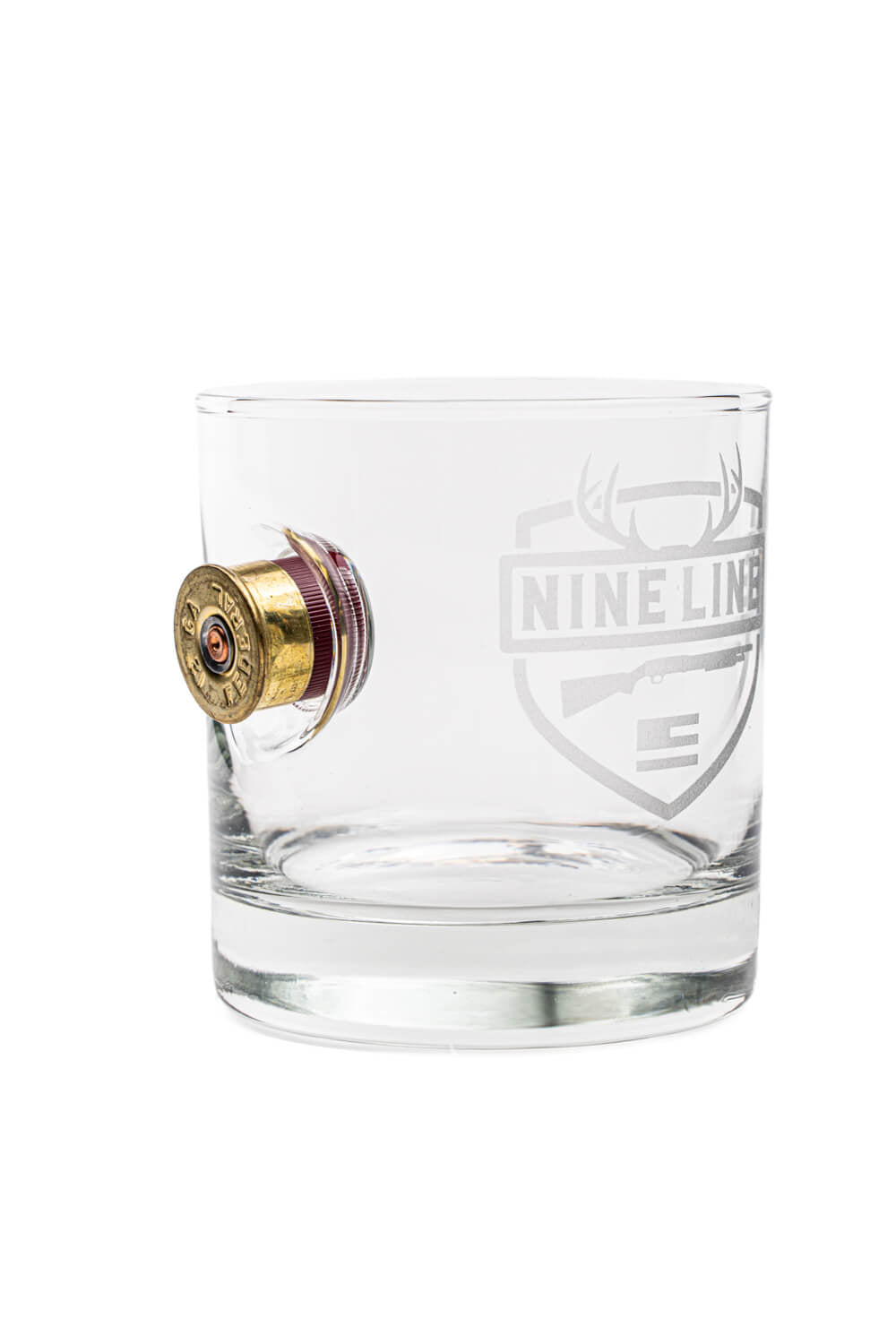 Nine Line Hunt Shotgun Shell Whiskey Glass