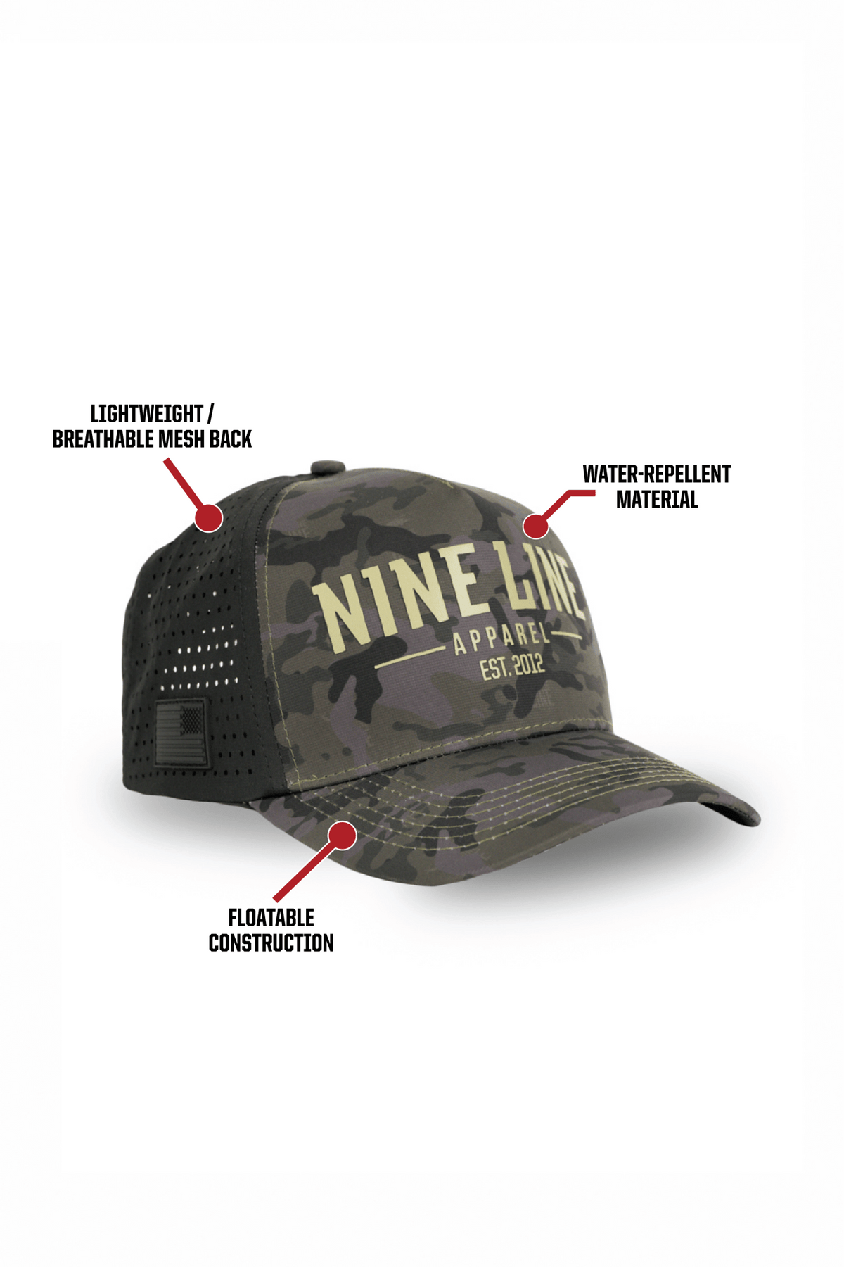 Nine Line Performance Hat