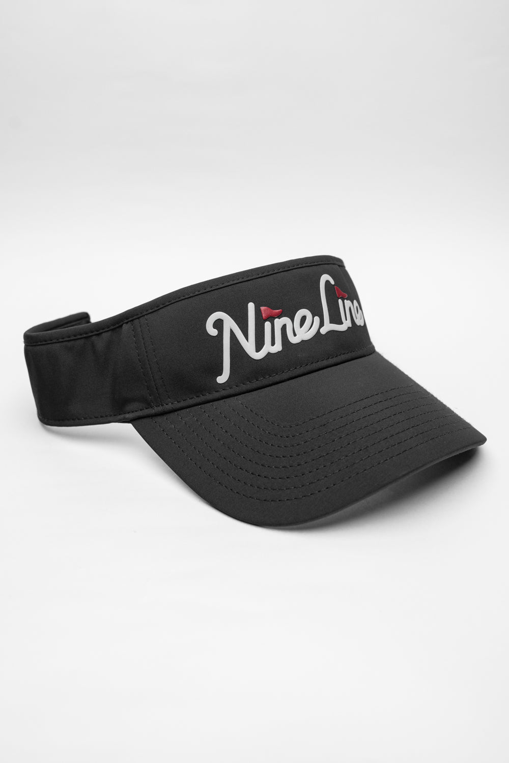 Nine Line Pin Flag Logo Golf Visor