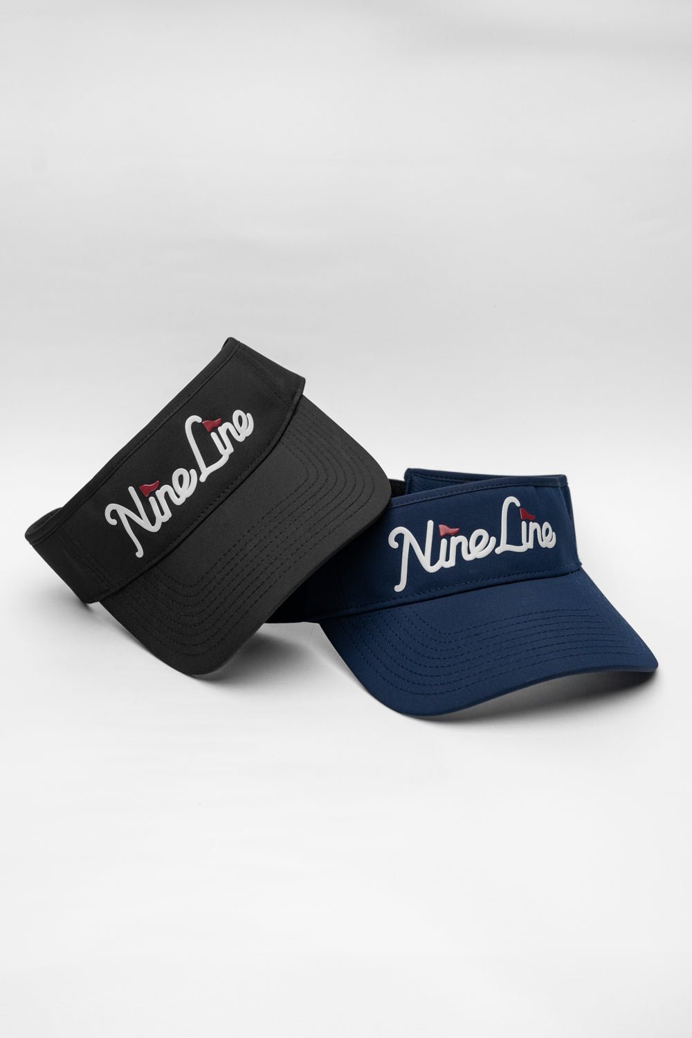 Nine Line Pin Flag Logo Golf Visor