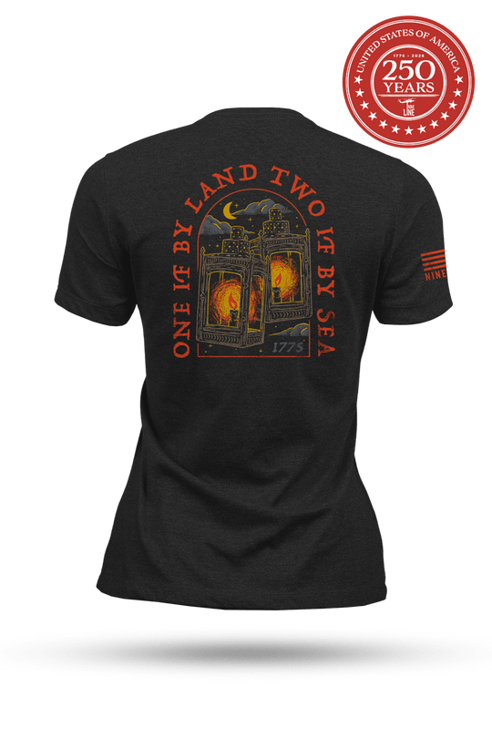 One if by Land, Two if by Sea - Women's T-Shirt