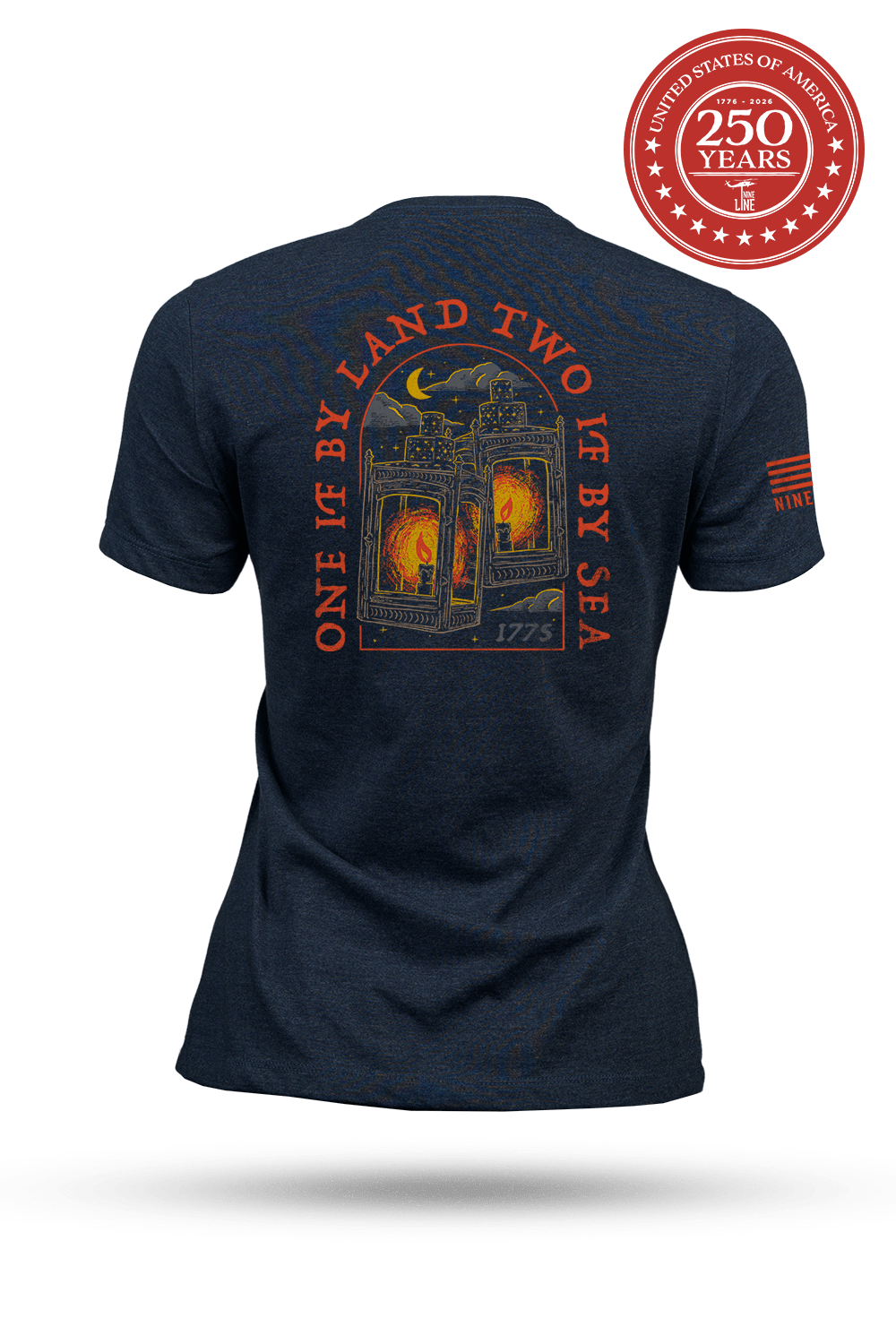 One if by Land, Two if by Sea - Women's T-Shirt