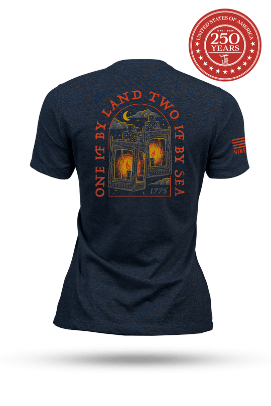 One if by Land, Two if by Sea - Women's T-Shirt