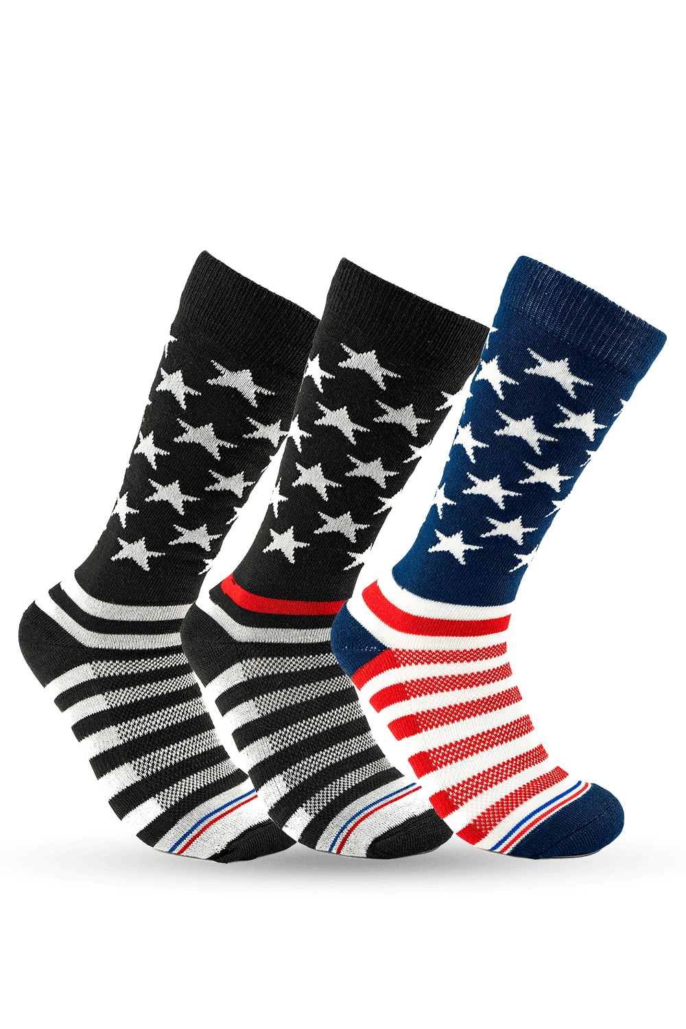 Patriotic TRL 3 Pack Bundle Crew Socks Nine Line Apparel