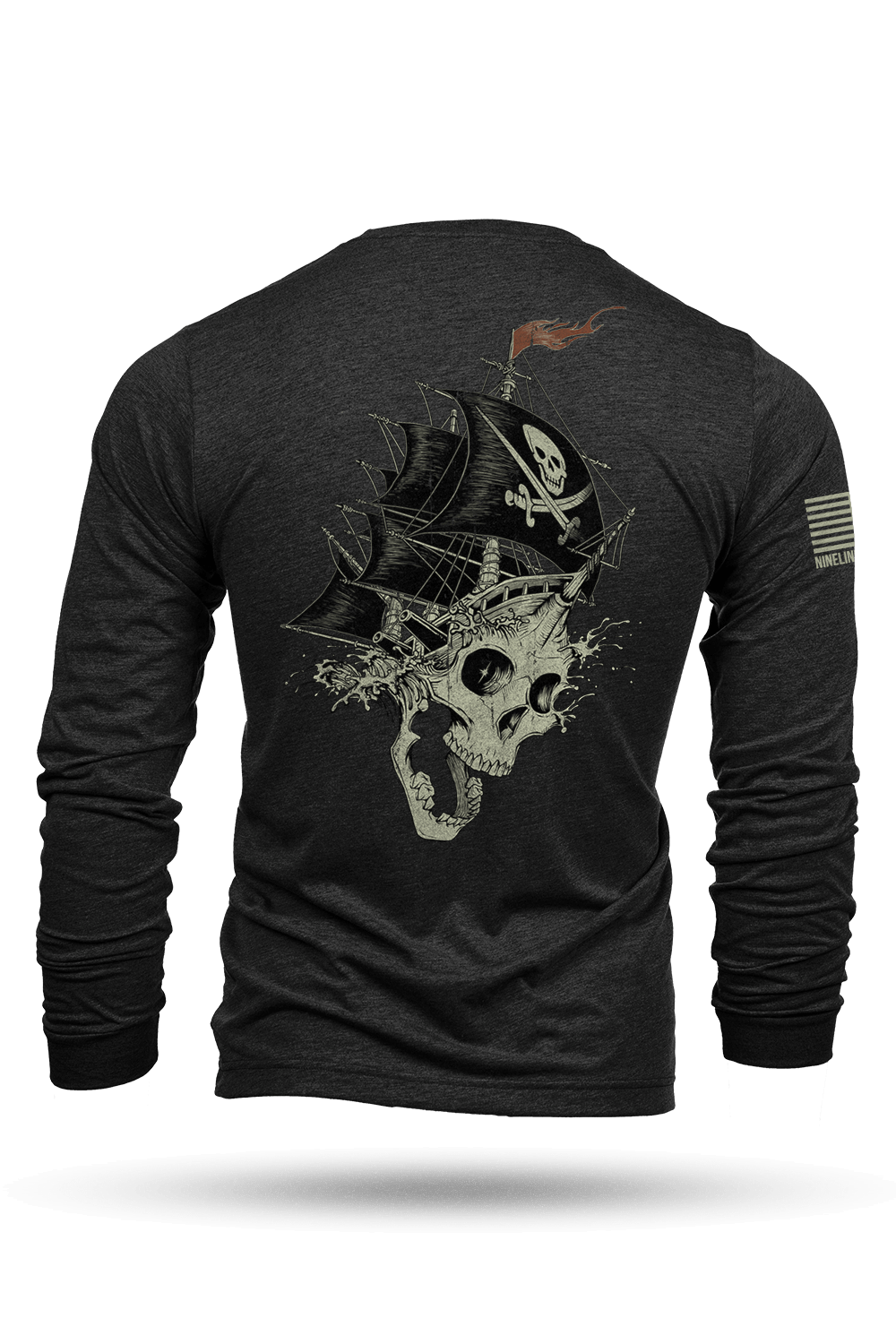Pirate Skull - Long - Sleeve Shirt