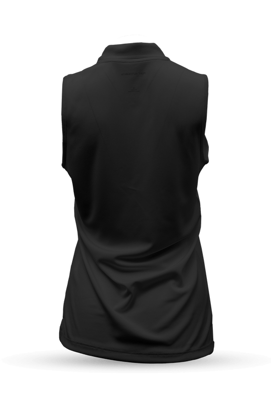 Silicone Dropline Logo - Women's Sleeveless Polo