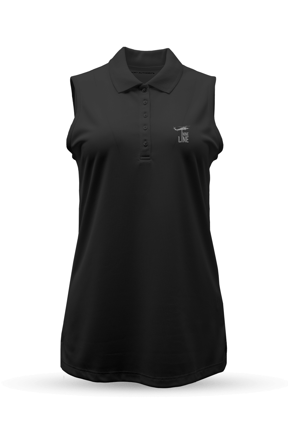 Silicone Dropline Logo - Women's Sleeveless Polo