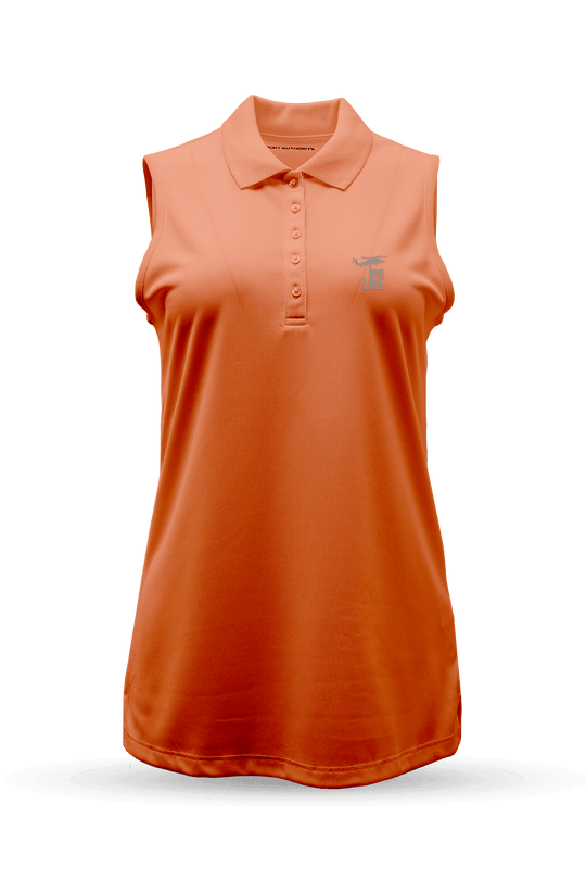 Silicone Dropline Logo - Women's Sleeveless Polo