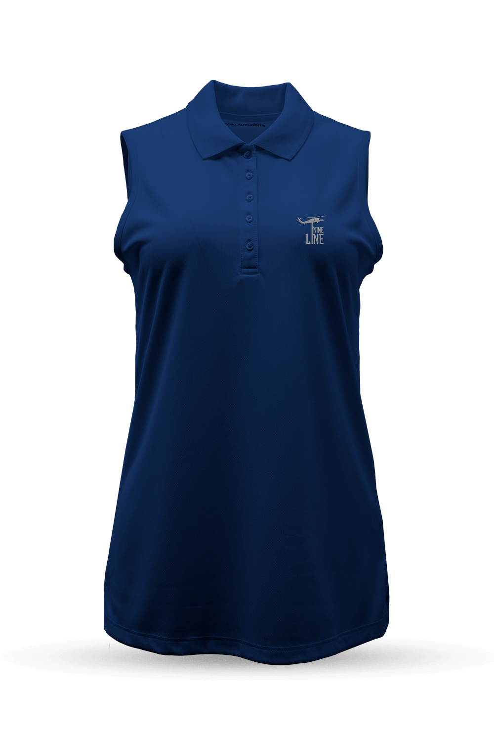 Silicone Dropline Logo - Women's Sleeveless Polo