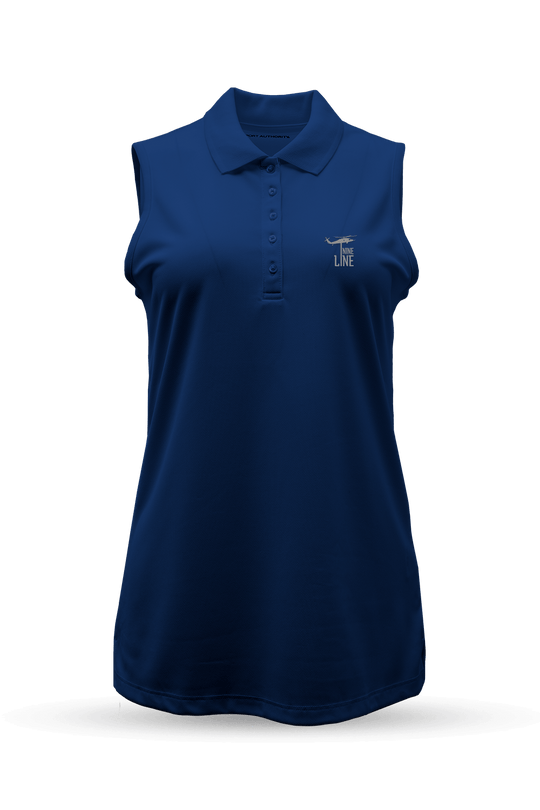 Silicone Dropline Logo - Women's Sleeveless Polo