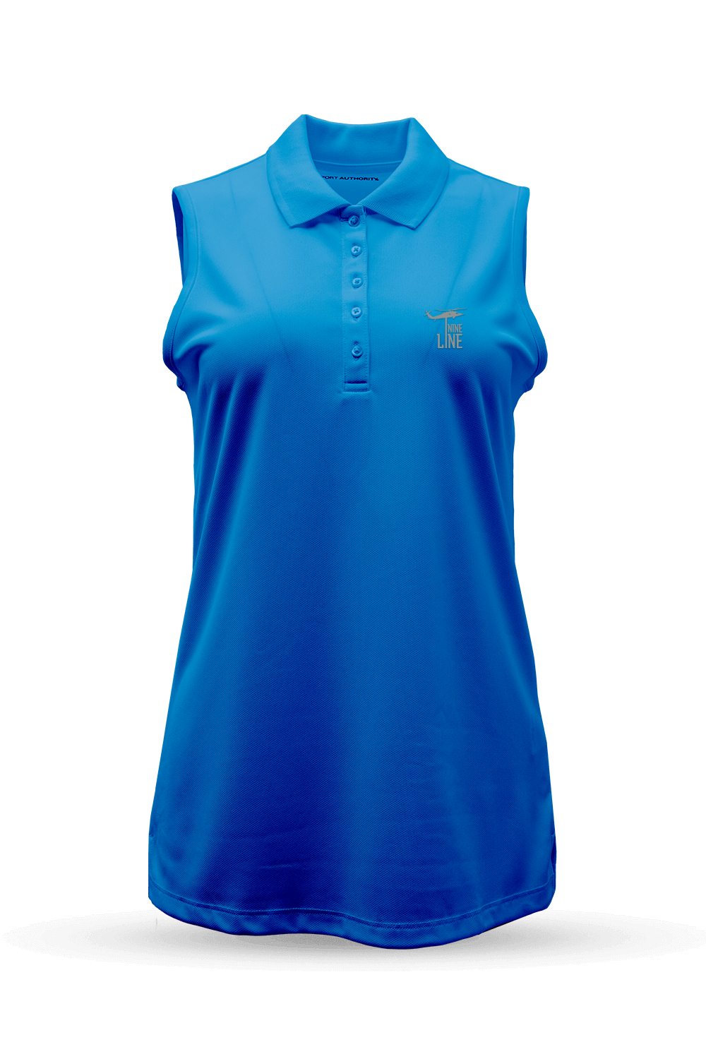 Silicone Dropline Logo - Women's Sleeveless Polo