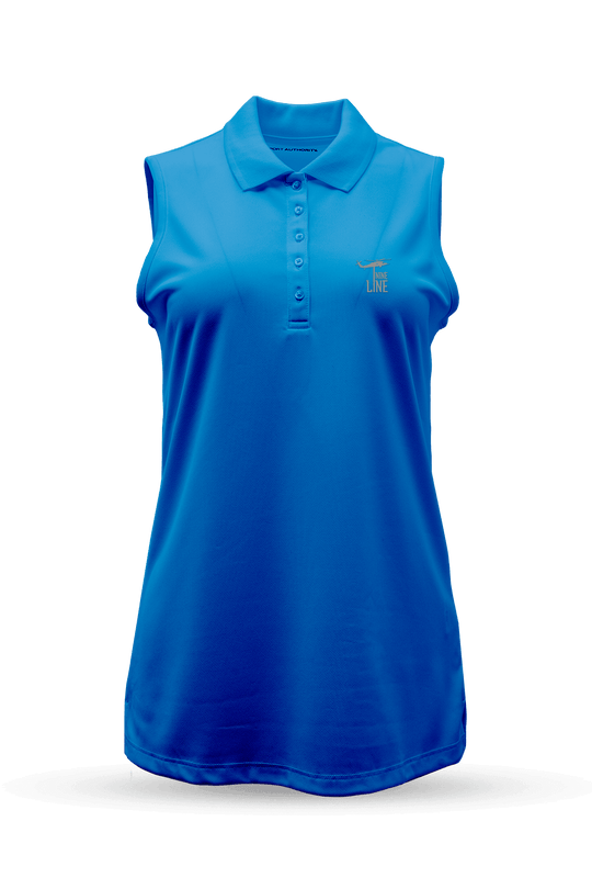 Silicone Dropline Logo - Women's Sleeveless Polo