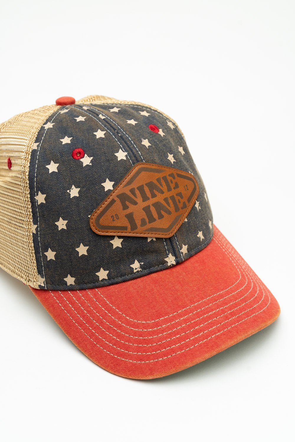 Stencil Patch Logo - Old Favorite Trucker Mesh Back Hat