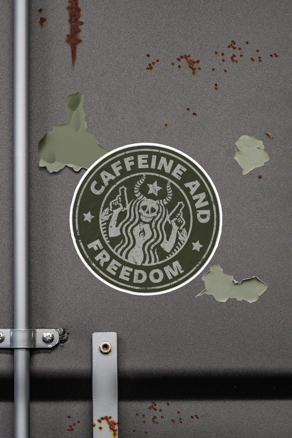 Sticker - Caffeine & Freedom