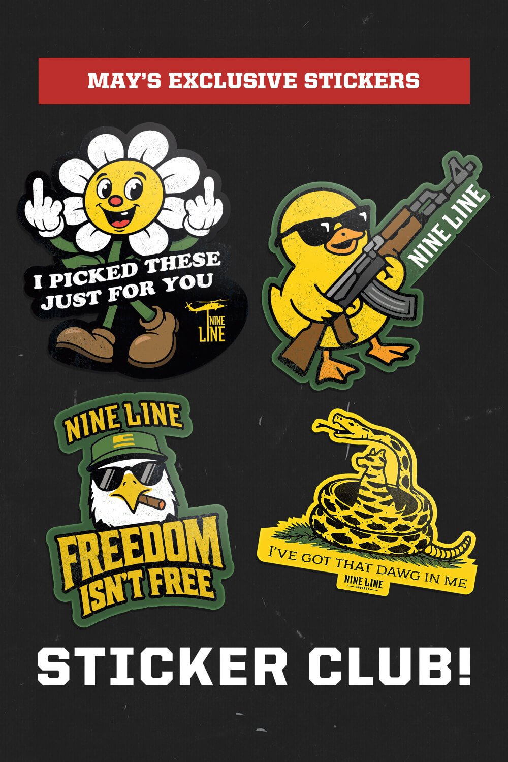 Sticker Club - Monthly Sticker Pack