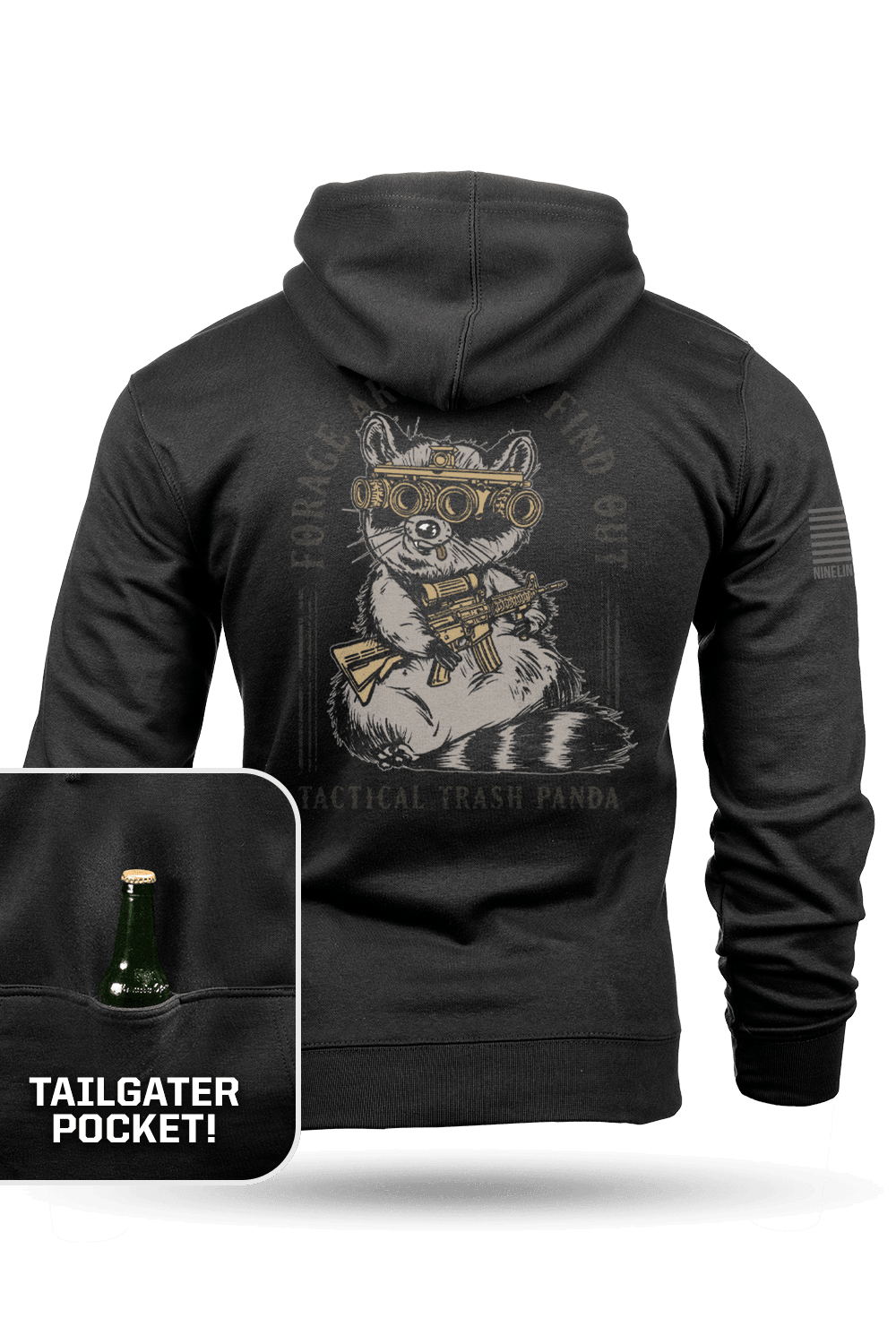 Tactical Trash Panda - Tailgater Hoodie – Nine Line Apparel Tactical Trash Panda - Tailgater Hoodie – Nine Line Apparel