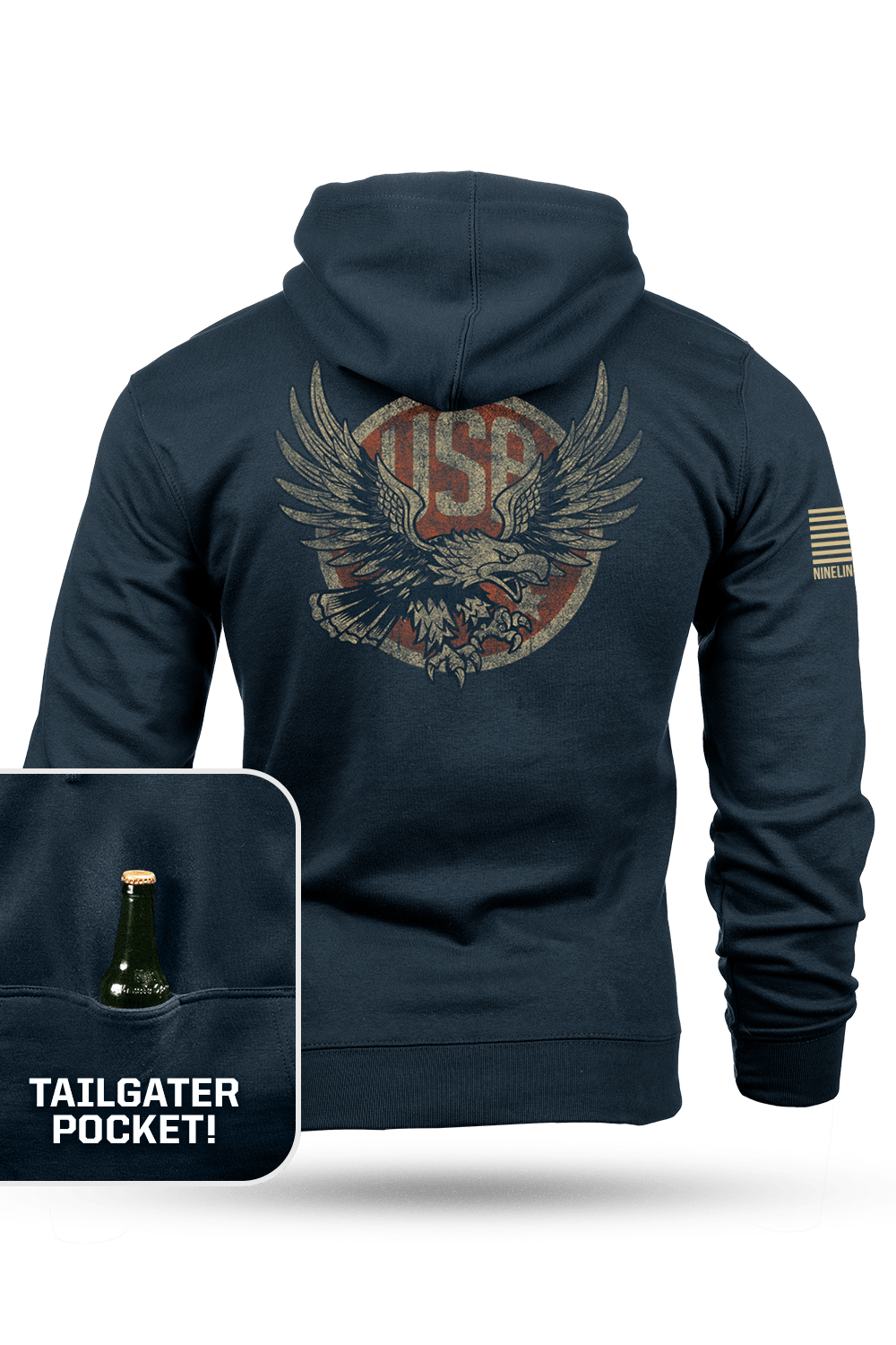 USA Badge - Tailgater Hoodie