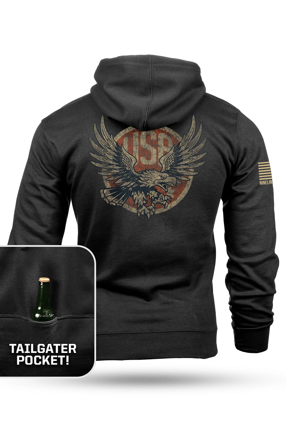 USA Badge - Tailgater Hoodie