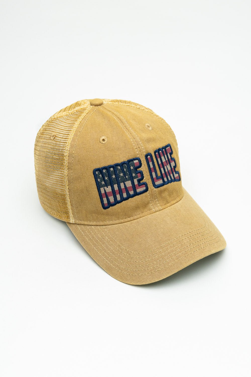 USA Flag Logo - Old Favorite Trucker Mesh Back Hat